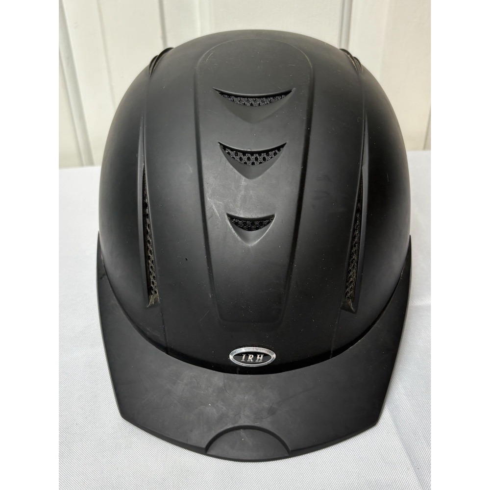 IRH Equi-Pro II International Riding Helmet Matte Black Medium/Large